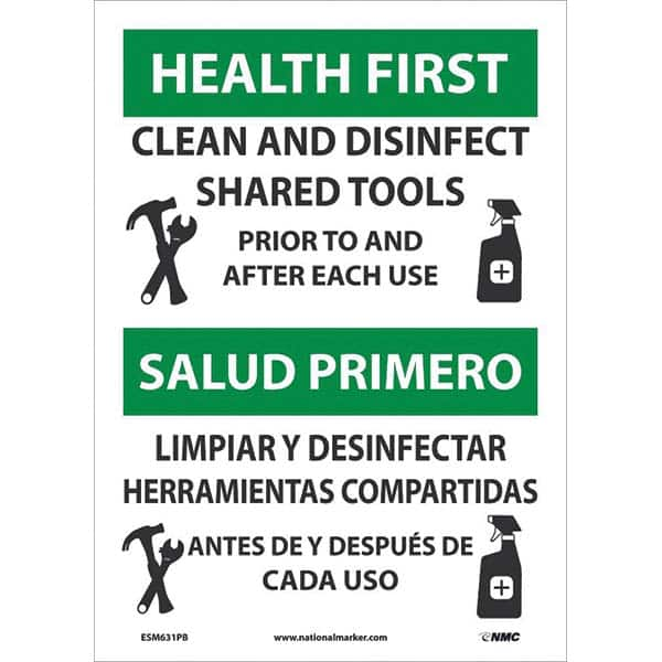 NMC - Safety Signs Message Type: COVID-19 Message or Graphic: Message & Graphic - A1 Tooling