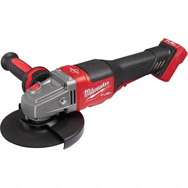 Milwaukee Tool - 4-1/2 - 6" Wheel Diam, 9,000 RPM, Cordless Angle & Disc Grinder - 5/8-11 Spindle, 18 Volts, Side Exhaust - A1 Tooling