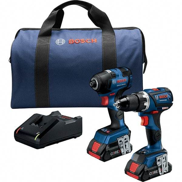 Bosch - Cordless Tool Combination Kits Voltage: 18 Tools: Impact Driver; Drill/Driver - A1 Tooling