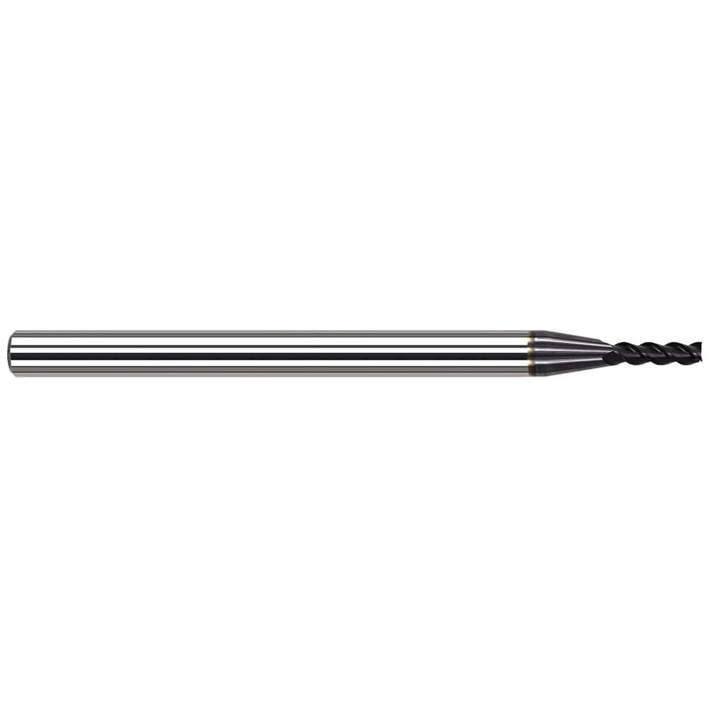 Harvey Tool - Square End Mills; Mill Diameter (Inch): 1/64 ; Mill Diameter (Decimal Inch): 0.0150 ; Length of Cut (Inch): 1/16 ; Length of Cut (Decimal Inch): 0.0620 ; Material: Solid Carbide ; Finish/Coating: AlTiN Nano - Exact Industrial Supply