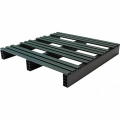 Custom Built Plastic Pallets - 30" Long x 30" & Wide x 4" High Plastic Pallet - 1,000 Lb Static Capacity, 250 Lb Dynamic Capacity, Black - A1 Tooling