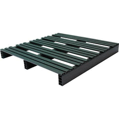 Custom Built Plastic Pallets - 36" Long x 36" & Wide x 4" High Plastic Pallet - 1,000 Lb Static Capacity, 250 Lb Dynamic Capacity, Black - A1 Tooling