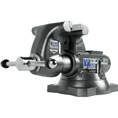 Wilton - Bench & Pipe Combination Vises Jaw Width (Inch): 5-1/2 Jaw Opening Capacity (Inch): 3-5/8 - A1 Tooling