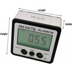 MAQ - Digital & Dial Protractors; Style: Digital ; Measuring Range (Degrees): 0-90