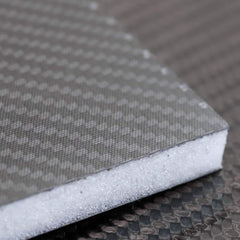 Plastic Sandwich Panels; Face Material: Carbon Fiber Twill; Core Material: Rohacell IGF31; Color: Black; Length (Inch): 24; Width (Inch): 24.0000; Thickness (Decimal Inch): 0.2500