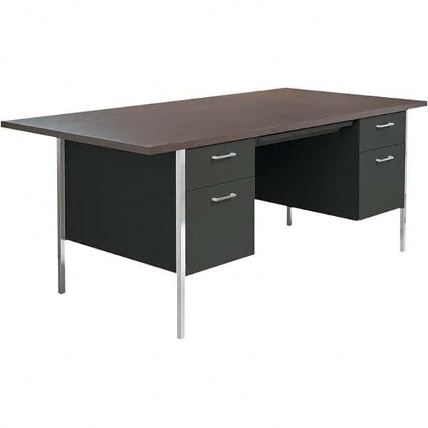 ALERA - Office Desks Type: Double Pedestal Desk Center Draw: Yes - A1 Tooling