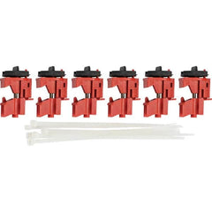 Brady - Pack of 6 Multi-Pole Circuit Breaker Lockouts - A1 Tooling