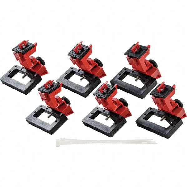 Brady - Pack of 6 Universal Circuit Breaker Lockouts - A1 Tooling