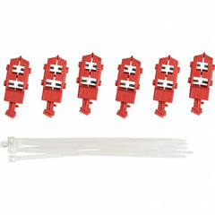 Brady - Pack of 6 Single-Pole Circuit Breaker Lockouts - A1 Tooling