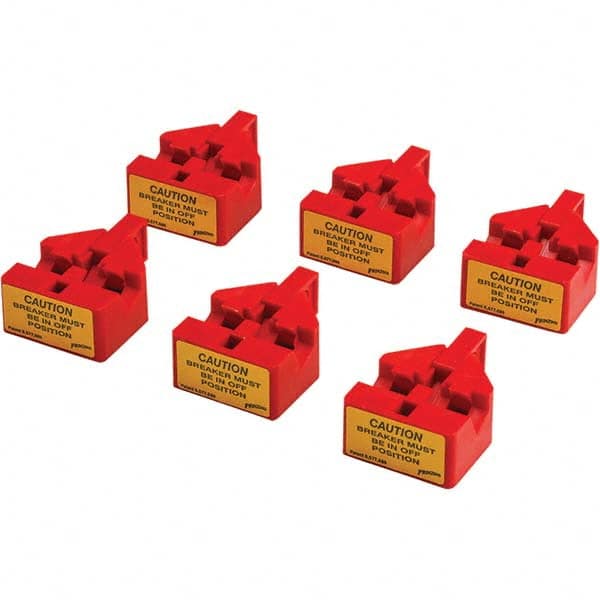 Brady - Pack of 6 Multi-Pole Circuit Breaker Lockouts - A1 Tooling