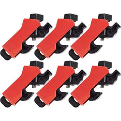 Brady - Pack of 6 Universal Miniature Circuit Breaker Lockouts - A1 Tooling