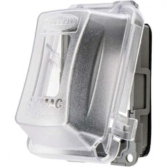 Hubbell Wiring Device-Kellems - Weatherproof Box Covers Cover Shape: Rectangle Number of Holes in Outlet: 1 - A1 Tooling