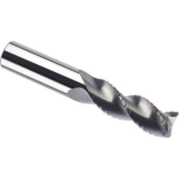 Square End Mill: 0.9843'' Dia, 1.378'' LOC, 63/64'' Shank Dia, 5.512'' OAL, 3 Flutes, Solid Carbide Single End, TiB2 Finish, Helical Flute, Centercutting, RH Cut, RH Flute