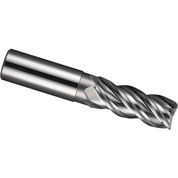 SGS - 8mm, 1.26" LOC, 0.315" Shank Diam, 2.52" OAL, 4 Flute, Solid Carbide Square End Mill - A1 Tooling