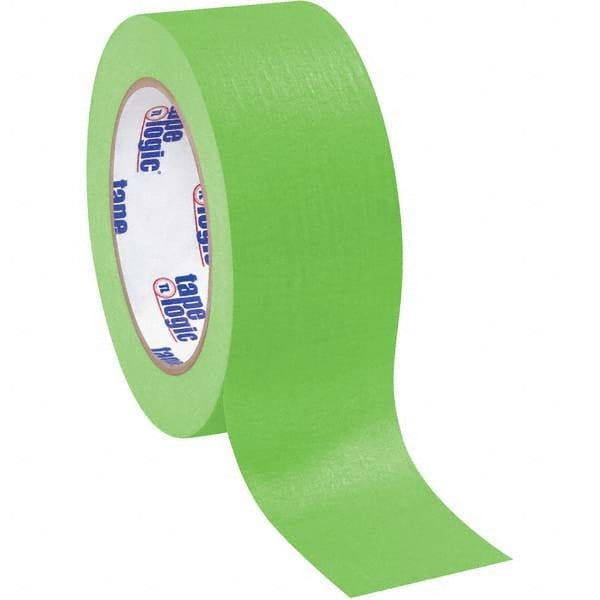 Tape Logic - Pack of (12), 60 Yd Rolls 2" Light Green Crepe Paper Masking Tape - A1 Tooling