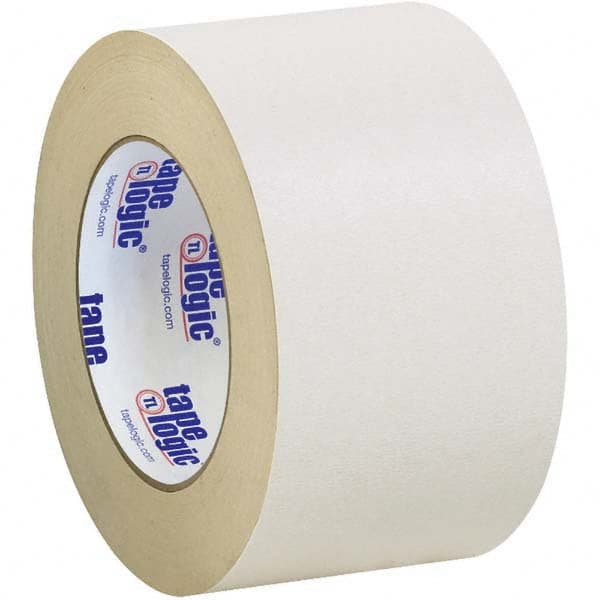 Tape Logic - Pack of (3), 36 Yd Rolls 3" Tan Crepe Paper Masking Tape - A1 Tooling