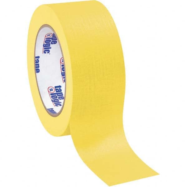 Tape Logic - Pack of (12), 60 Yd Rolls 2" Yellow Crepe Paper Masking Tape - A1 Tooling