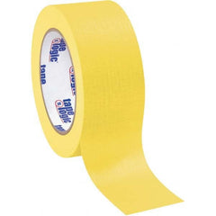 Tape Logic - Pack of (12), 60 Yd Rolls 2" Yellow Crepe Paper Masking Tape - A1 Tooling