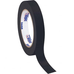 Tape Logic - Pack of (12), 60 Yd Rolls 3/4" Black Crepe Paper Masking Tape - A1 Tooling