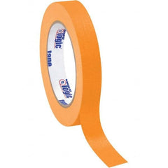 Tape Logic - Pack of (12), 60 Yd Rolls 3/4" Orange Crepe Paper Masking Tape - A1 Tooling