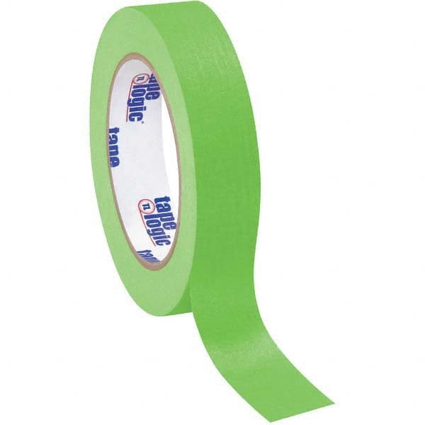 Tape Logic - Pack of (12),60 Yd Rolls 1" Light Green Crepe Paper Masking Tape - A1 Tooling