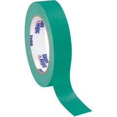 Tape Logic - Pack of (12), 60 Yd Rolls 1" Dark Green Crepe Paper Masking Tape - A1 Tooling