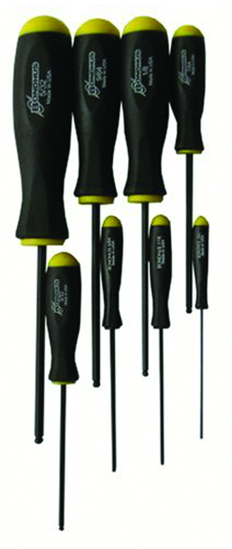 8PC BSX8S BALL END SCREWDRIVER SET - A1 Tooling