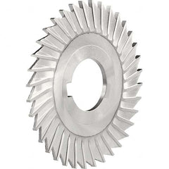 Slitting & Slotting Saw: 3″ Dia, 1/32″ Thick, 1″ Arbor Hole, 36 Teeth, High Speed Steel TiN Finish, Straight