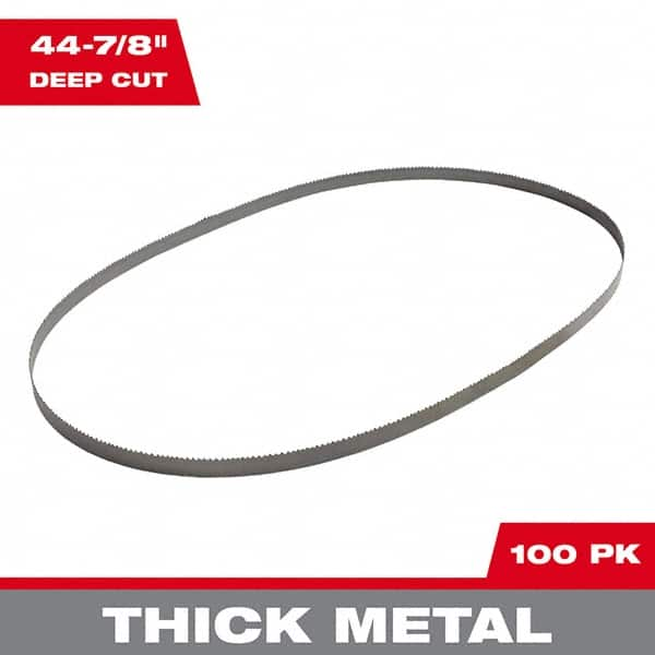 Milwaukee Tool - 44-7/8" x 1/2" x 0.02" 10-14 TPI Bi-Metal Portable Band Saw Blade - A1 Tooling