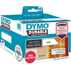 Dymo - Labels, Ribbons & Tapes Type: Shelving Labels Color: White - A1 Tooling