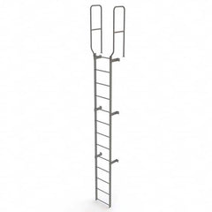 TRI-ARC - Rolling & Wall Mounted Ladders & Platforms Type: Fixed Ladder Style: Safety Cage - A1 Tooling