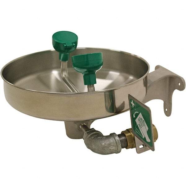 Haws - 15" Wide, Wall Mount, Stainless Steel Bowl, Eyewash Station - 5 GPM Flow Rate - A1 Tooling