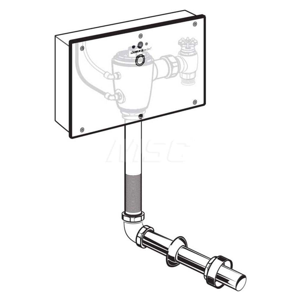 Automatic Flush Valves; Type: Concealed Toilet Flush Valve with Wall Box; Style: Single Flush; For Use With: Toilets; Gallons Per Flush: 1.1; Pipe Size: 1; Spud Coupling Size: 1-1/2; Cover Material: Metal; Inlet Size: 1; Litres Per Flush: 4.2