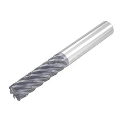 Roughing & Finishing End Mills; Mill Diameter (Decimal Inch): 0.6250; Mill Diameter (Inch): 5/8; End Type: Corner Radius; Corner Radius (Decimal Inch): 0.0300; Number of Flutes: 7; Material: Solid Carbide; Finish/Coating: AlTiN; Length of Cut (Inch): 2-1/