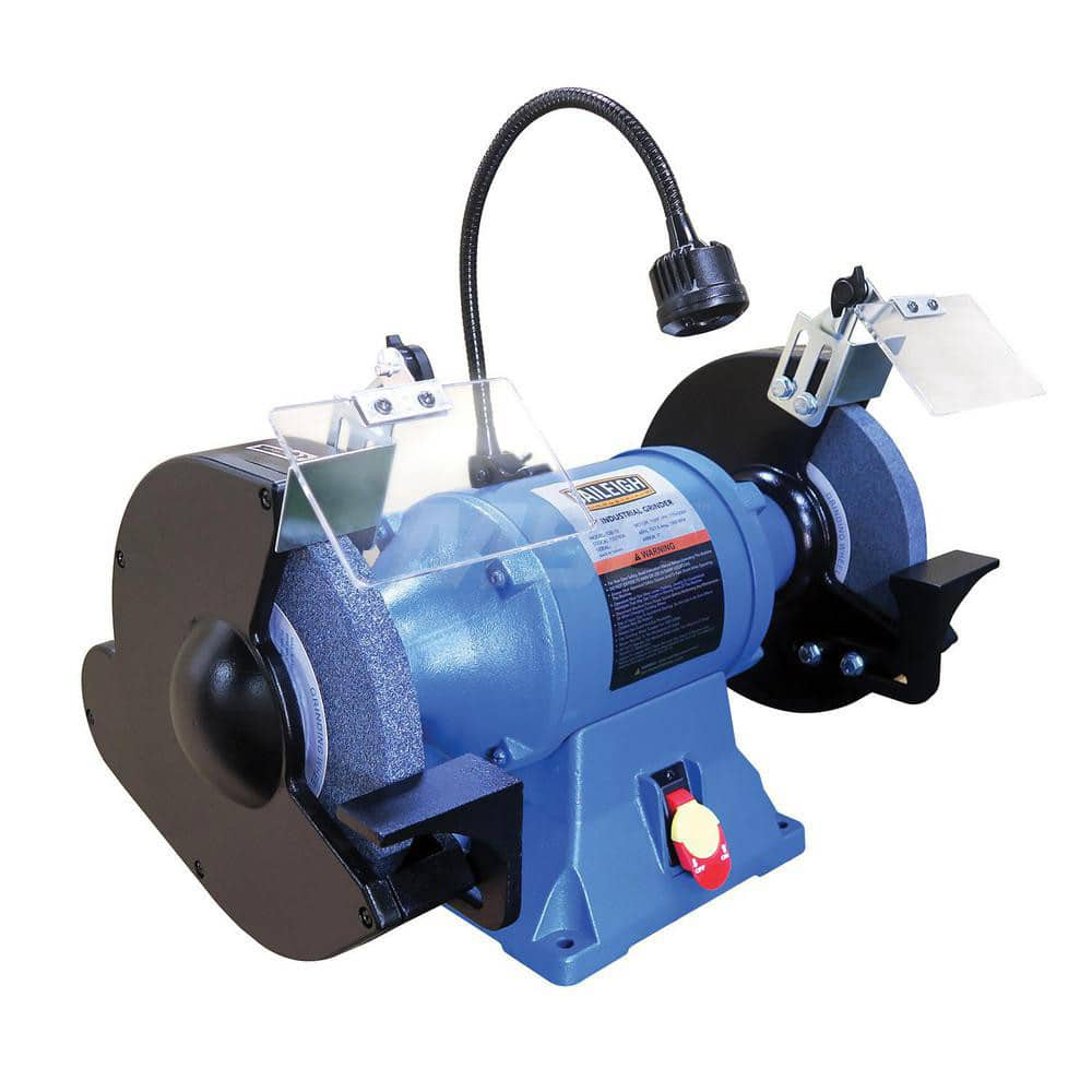 Bench Grinder: 10″ Wheel Dia, 1 Phase 1″ Arbor Hole, 60 Max RPM