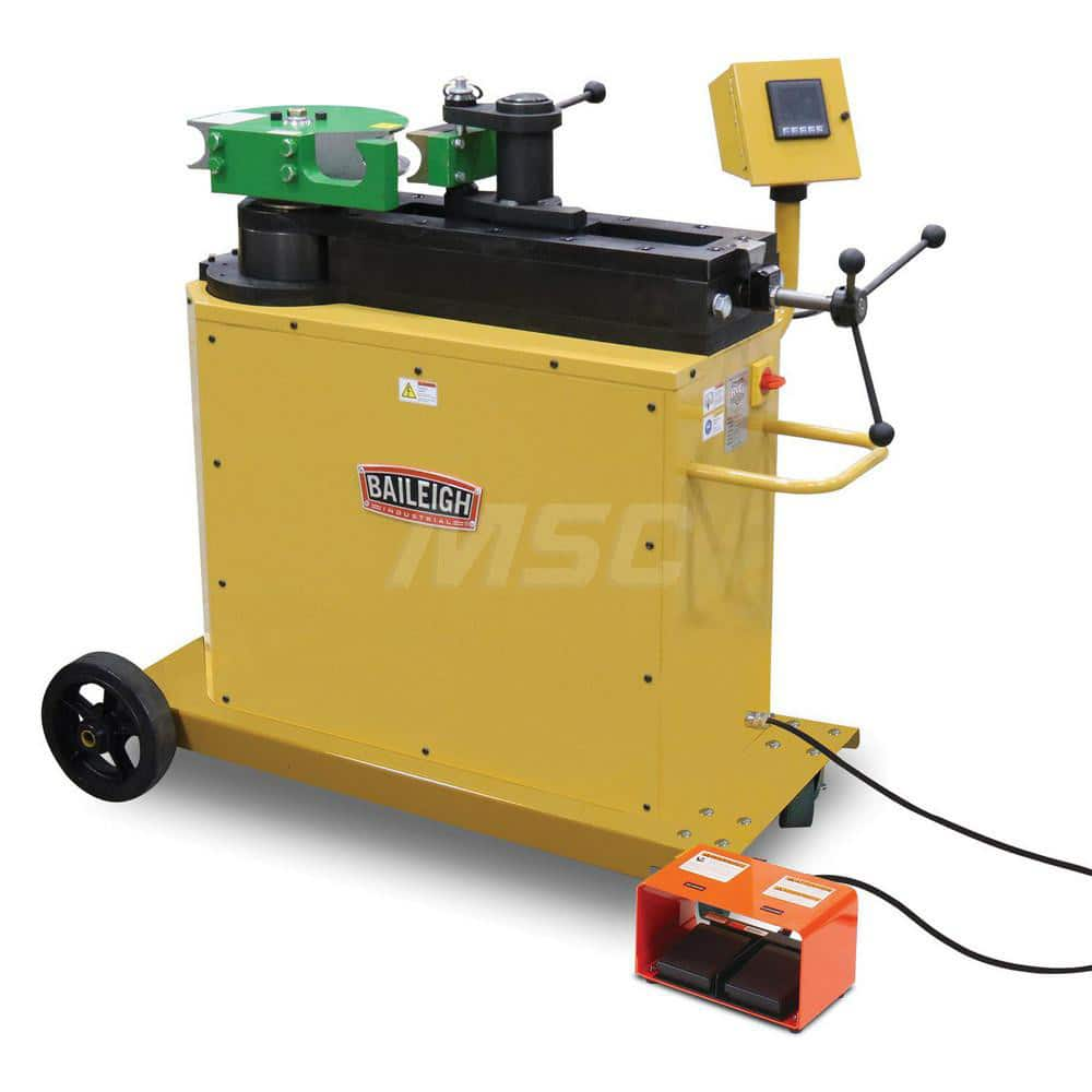 Pipe Bending Machines; Machine Type: Pipe Bender; Power Type: Electric; Maximum Bending Angle: 360; Minimum Pipe Size Capacity (Inch): 1/4; Solid Rod Capacity (Inch): 1.25; Square Tube Capacity (Inch): 2; Includes: Touchscreen Controller; Overall Width (I