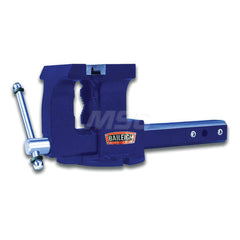 Bench Vise: 6″ Jaw Width, 5-1/2″ Jaw Opening, 5″ Throat Depth Bolt Down Base, Stationary, Ductile Cast Iron