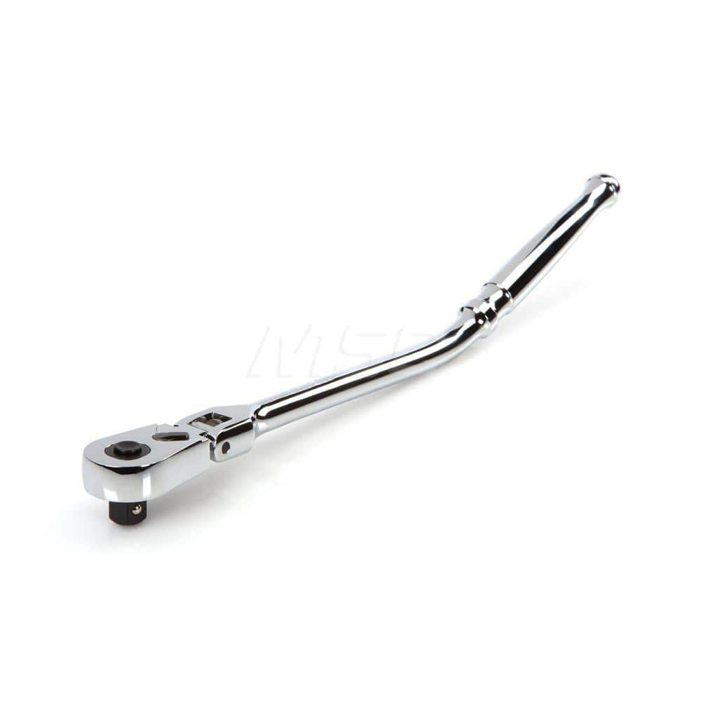 Ratchet: 3/8″ Drive, Oval Head 12″ OAL, Chrome-Plated