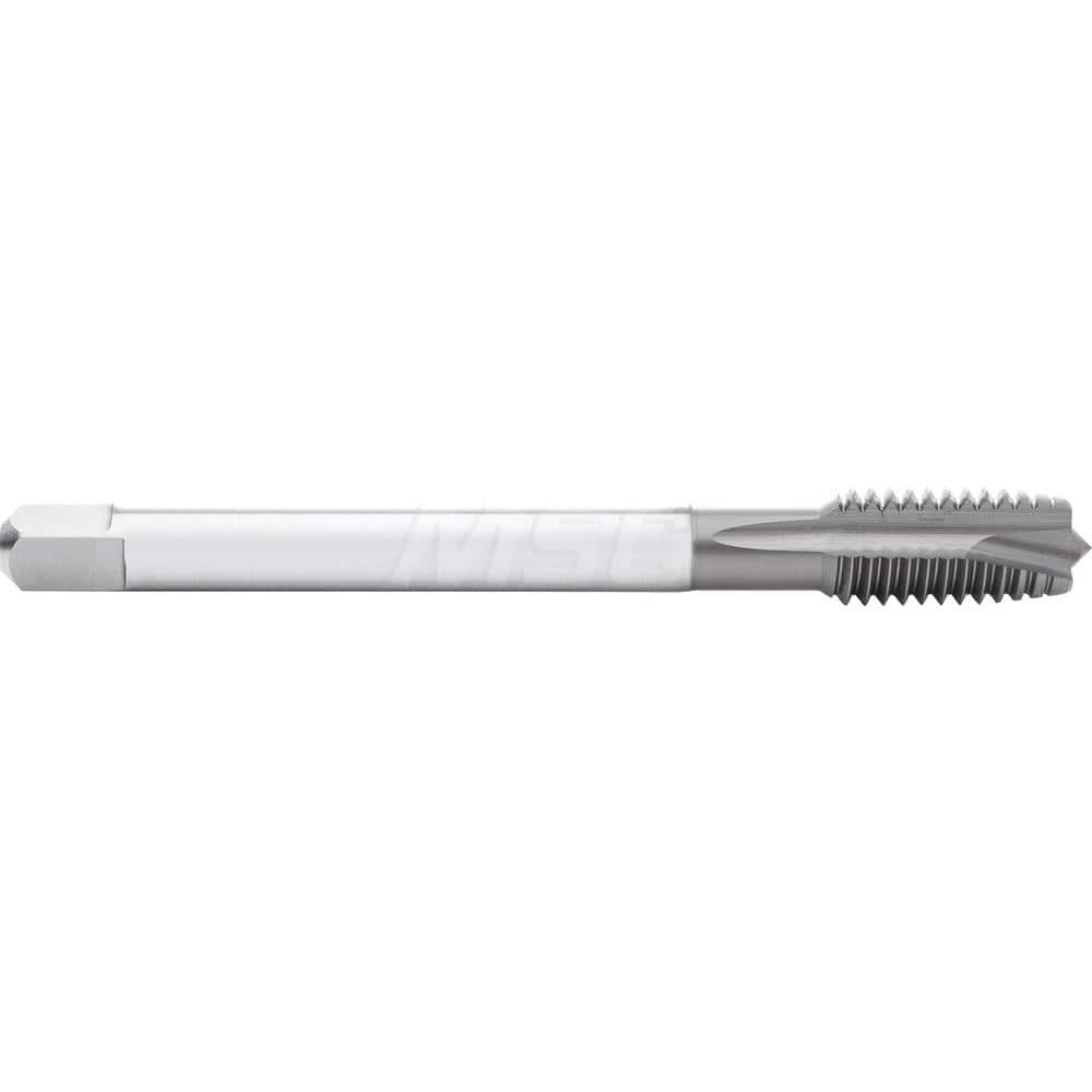 Spiral Point Tap: 7/16-14, UNC, 3 Flutes, 4-5 P, 3B, HSS-E, GLT-1 Finish 3.937″ OAL, Left Hand, X, Series Rekord B