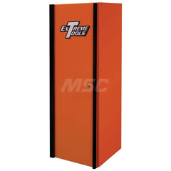 Bases & Risers & Add-Ons; Type: Side Locker; For Use With: DX722101HC; DX722117RC; Width (Inch): 56.5; Depth (Inch): 21; Number Of Drawers: 0.000; Height (Inch): 18.75; For Use With: DX722101HC; DX722117RC; Color: Trim Black; Cabinet Orange; Number of Dra