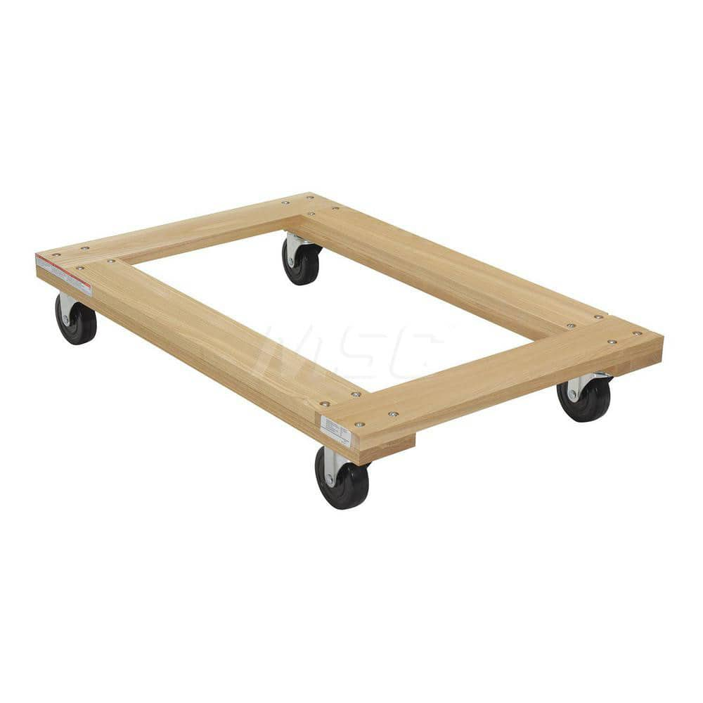 Dolly: 1,200 lb Capacity 36″ Long, 24″ Wide, 6-3/4″ High