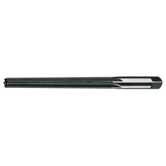 #6 STR / RHC HSS Straight Shank Straight Flute Taper Pin Reamer - Bright - Exact Industrial Supply