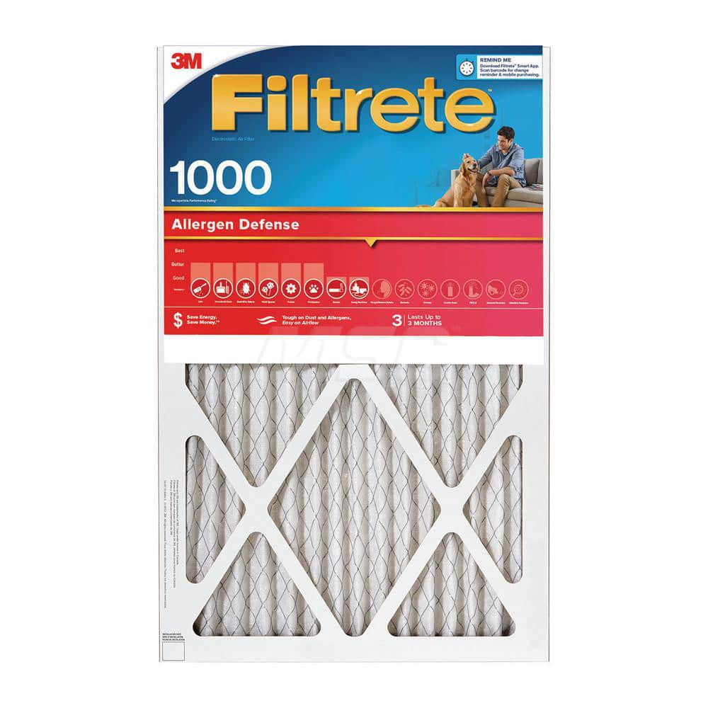 Pleated Air Filter: 18 x 18 x 1″, MERV 11, 88% Efficiency Polypropylene