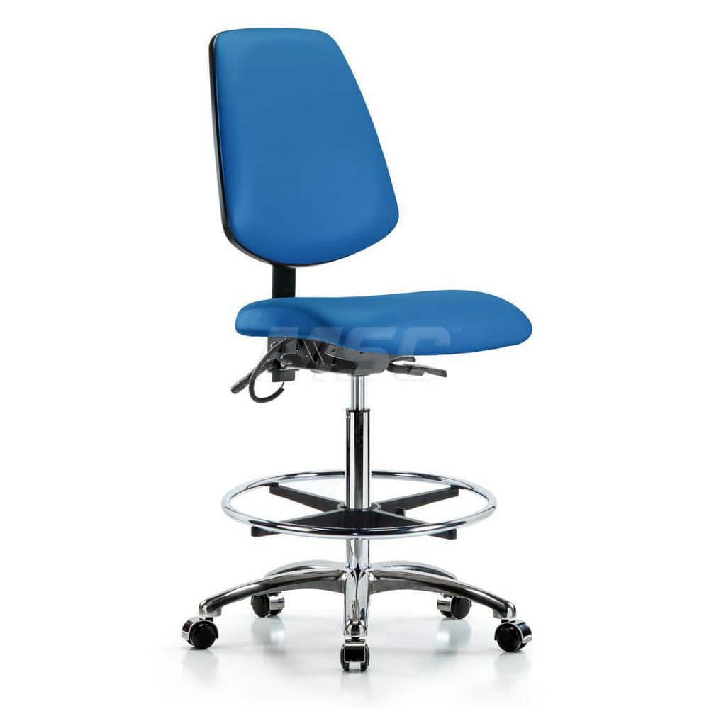 Task Chair: ESD Vinyl, Blue