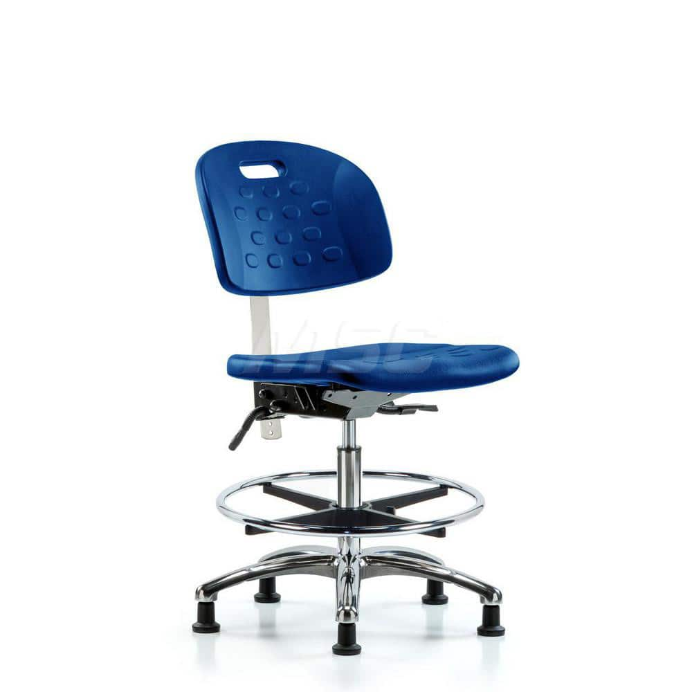 Task Chair: Polyurethane, Blue