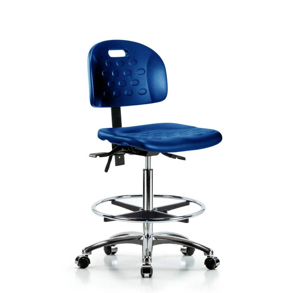 Task Chair: Polyurethane, Blue