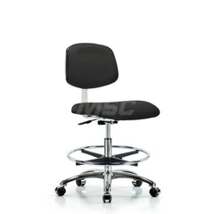 Task Chair: Vinyl, Black