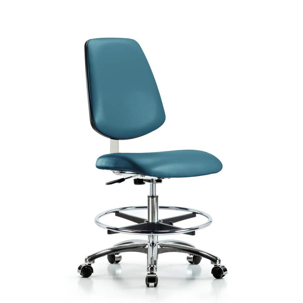 Task Chair: Vinyl, Marine Blue