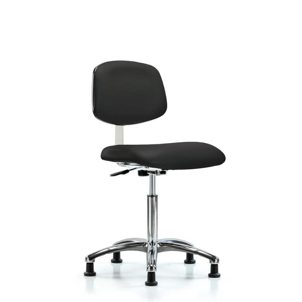 Task Chair: Vinyl, Black