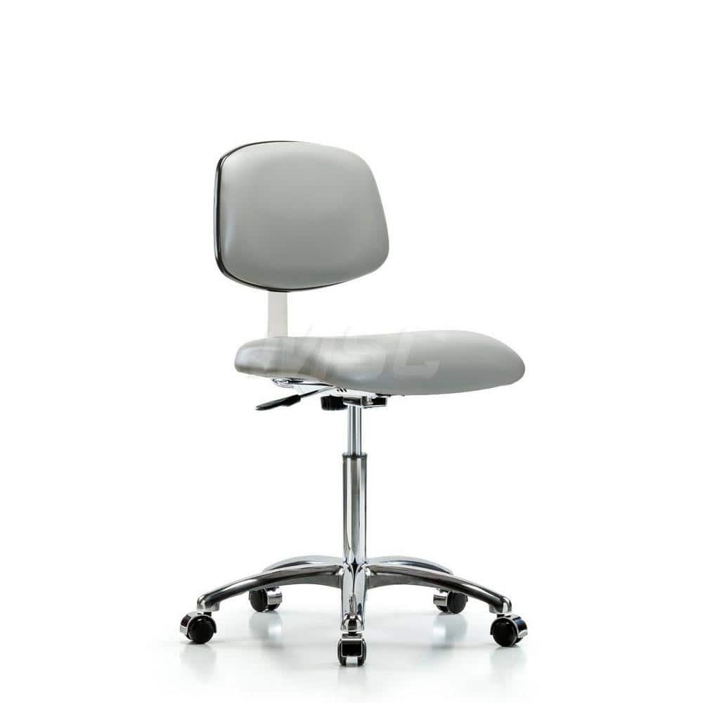 Task Chair: Vinyl, Dove